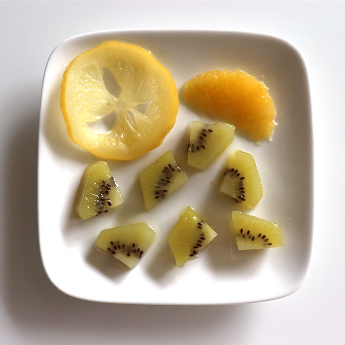 後味さっぱりでフルーティーなキウイのピクルスは、デザート感覚で美味しく食べることができます